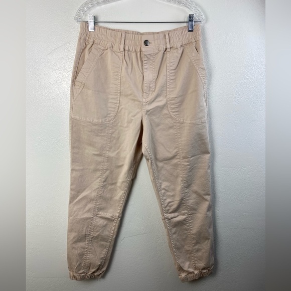 Michael Stars Peach Pink Jogger Pockets Pants Women’s Medium - Picture 13 of 13